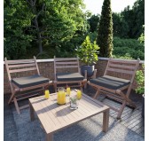 Cojín para banco de jardín, cojín para columpio, cojín de jardín, 70 x 70 x 5 cm, Antracita Cojín para banco de jardín, cojín para columpio, cojín de jardín, 70 x 70 x 5 cm, Antracita