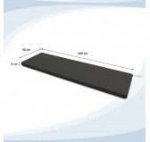 Cojín para banco de jardín, cojín para columpio, cojín de jardín, 160 x 50 x 5 cm, Antracita Cojín para banco de jardín, cojín para columpio, cojín de jardín, 160 x 50 x 5 cm, Antracita