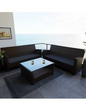 Cojín para banco de jardín, cojín para columpio, cojín de jardín, 180 x 40 x 5 cm, Antracita