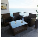 Cojín para banco de jardín, cojín para columpio, cojín de jardín, 50 x 50 x 5 cm, Negro Cojín para banco de jardín, cojín para columpio, cojín de jardín, 50 x 50 x 5 cm, Negro