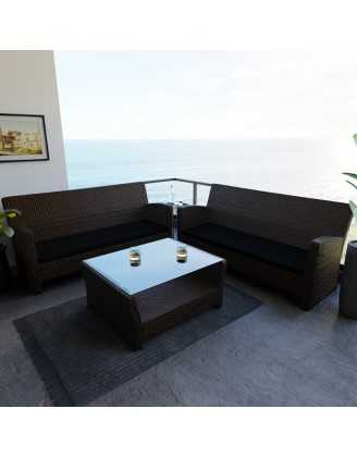 Cojín para banco de jardín, cojín para columpio, cojín de jardín, 140 x 40 x 5 cm, Negro