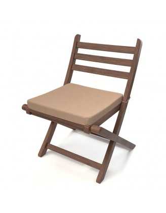 Cojín para banco de jardín, cojín para columpio, cojín de jardín, 40 x 40 x 5, Beige