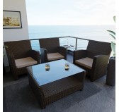 Cojín para banco de jardín, cojín para columpio, cojín de jardín, 40 x 40 x 5, Beige