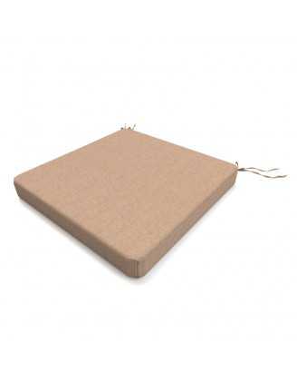 Cojín para banco de jardín, cojín para columpio, cojín de jardín, 50 x 50 x 5 cm, Beige
