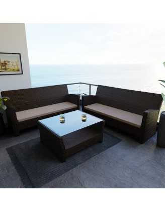 Cojín para banco de jardín, cojín para columpio, cojín de jardín, 120 x 50 x 5 cm, Beige