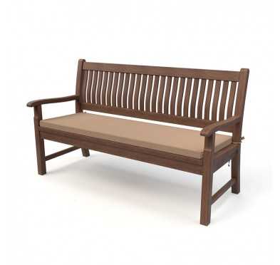 Cojín para banco de jardín, cojín para columpio, cojín de jardín, 170 x 40 x 5 cm, Beige