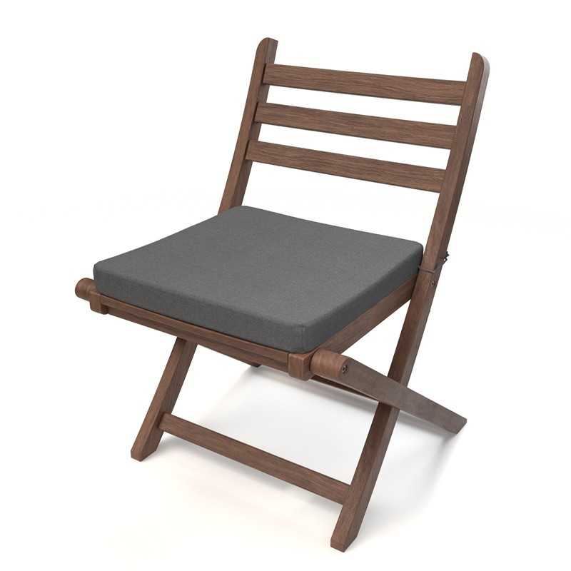 Cojín para banco de jardín, cojín para columpio, cojín de jardín, 40 x 40 x 5, Gris Cojín para banco de jardín, cojín para columpio, cojín de jardín, 40 x 40 x 5, Gris