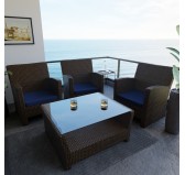 Cojín para banco de jardín, cojín para columpio, cojín de jardín, 60 x 60 x 5 cm, Azul Oscuro Cojín para banco de jardín, cojín para columpio, cojín de jardín, 60 x 60 x 5 cm, Azul Oscuro