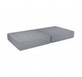 Colchón plegable 160×80×15 cm para sofá modular infantil de pana, color Gris Conejito