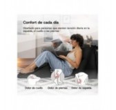 Cojín de Respaldo | Almohada de Lectura para Cama y Sofá | 70x50x20 cm | Negro