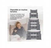 Cojín de Respaldo | Almohada de Lectura para Cama y Sofá | 200x50x20 cm | Negro
