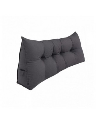 Cojín de Respaldo | Almohada de Lectura para Cama y Sofá | 200x50x20 cm | Antracita