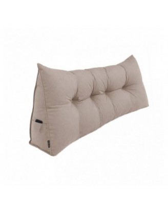 Cojín de Respaldo | Almohada de Lectura para Cama y Sofá | 180x50x20 cm | Beige