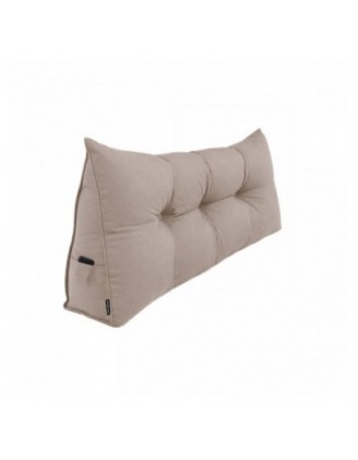 Cojín de Respaldo | Almohada de Lectura para Cama y Sofá | 160x50x20 cm | Beige