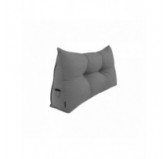 Cojín de Respaldo | Almohada de Lectura para Cama y Sofá | 100x50x20 cm | Gris