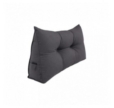 Cojín de Respaldo | Almohada de Lectura para Cama y Sofá | 100x50x20 cm | Antracita