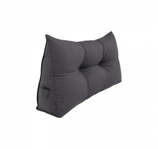 Cojín de Respaldo | Almohada de Lectura para Cama y Sofá | 100x50x20 cm | Antracita