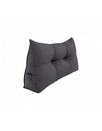 Cojín de Respaldo | Almohada de Lectura para Cama y Sofá | 100x50x20 cm | Antracita