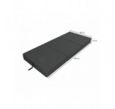 Colchón Plegable para Camping, Viaje, para Invitados Impermeable 80x195x15 Antracita