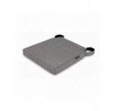 Cojín para silla con cintas de velcro | 41x35x40 cm | Color gris Cojín para silla con cintas de velcro | 41x35x40 cm | Color gris