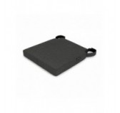 Cojín para silla con cintas de velcro | 41x35x40 cm | Color negro Cojín para silla con cintas de velcro | 41x35x40 cm | Color negro