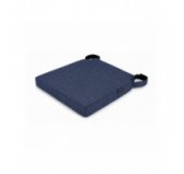 Cojín para silla con cintas de velcro | 41x35x40 cm | Color azul oscuro Cojín para silla con cintas de velcro | 41x35x40 cm | Color azul oscuro