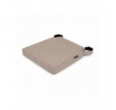 Cojín para silla con cintas de velcro | 41x35x40 cm | Color beige