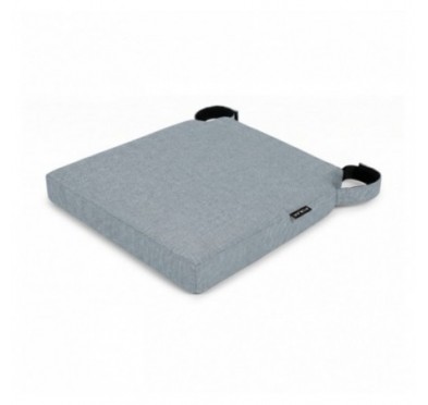 Cojín para silla con cintas de velcro | 41x35x40 cm | Color azul