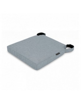 Cojín para silla con cintas de velcro | 41x35x40 cm | Color azul