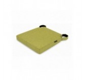 Cojín para silla con cintas de velcro | 41x35x40 cm | Color lima