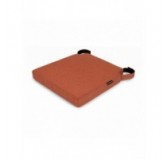 Cojín para silla con cintas de velcro | 41x35x40 cm | Color naranja