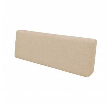 Cojín de Respaldo para Palet 120x40x20/10 Beige