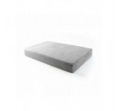 Cojín de asiento para palets | Tejido de pana | 120x80 cm | Color gris