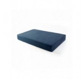 Cojín de asiento para palets | Tejido de pana | 120x80 cm | Color azul oscuro