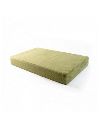 Cojín de asiento para palets | Tejido de pana | 120x80 cm | Color verde