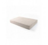 Cojín de asiento para palets | Tejido de pana | 120x80 cm | Color beige oscuro