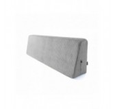 Cojín de respaldo para palets | Tejido de pana | 120x40 cm | Color gris