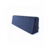 Cojín de respaldo para palets | Tejido de pana | 120x40 cm | Color azul oscuro