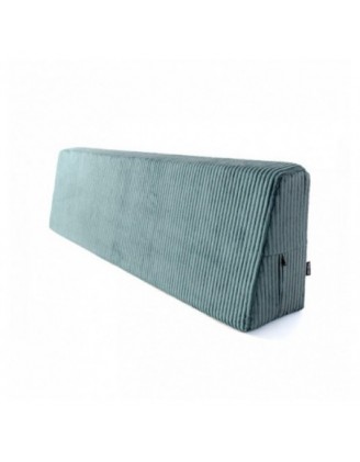Cojín de respaldo para palets | Tejido de pana | 120x40 cm | Color azul