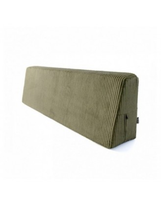 Cojín de respaldo para palets | Tejido de pana | 120x40 cm | Color verde