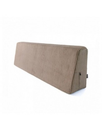 Cojín de respaldo para palets | Tejido de pana | 120x40 cm | Color marrón