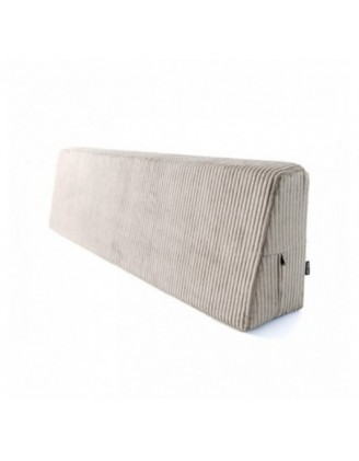 Cojín de respaldo para palets | Tejido de pana | 120x40 cm | Color beige oscuro