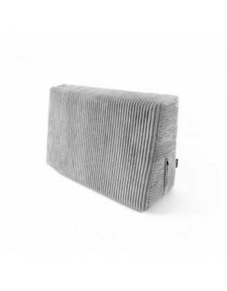 Cojín lateral para palets | Tejido de pana | 60x40 cm | Color gris