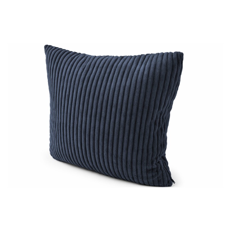 Cojín decorativo para palets | Tejido de pana | 40x40 cm | Color azul oscuro