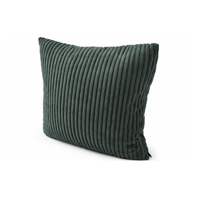 Cojín decorativo para palets | Tejido de pana | 40x40 cm | Color verde oscuro