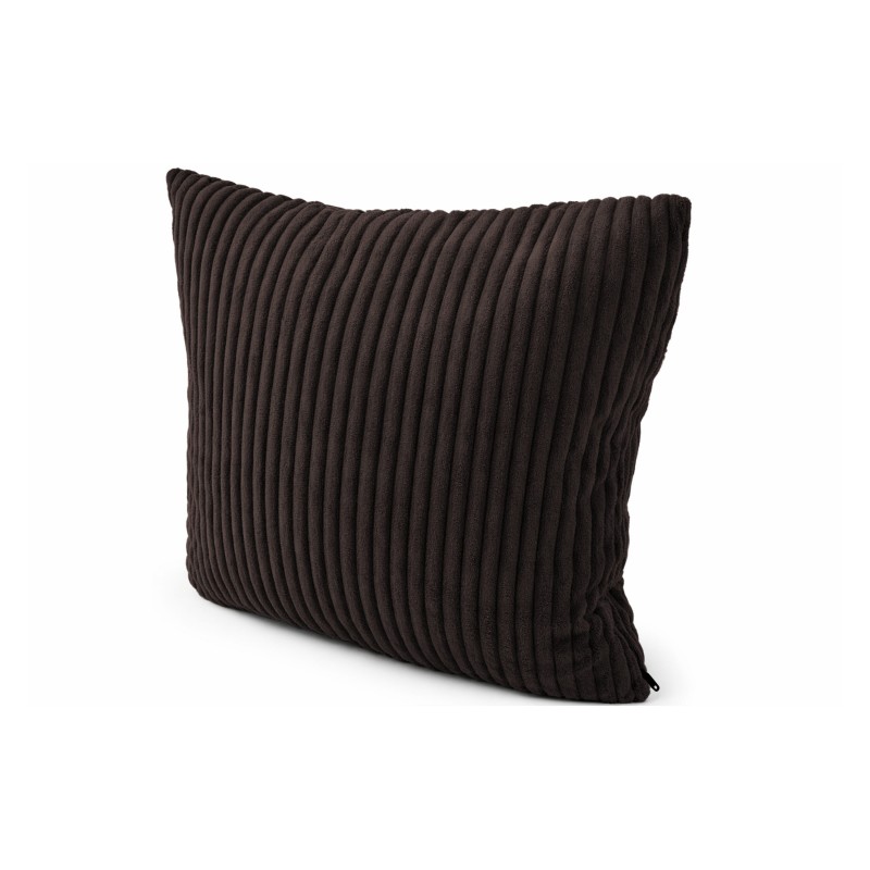 Cojín decorativo para palets | Tejido de pana | 40x40 cm | Color marrón oscuro