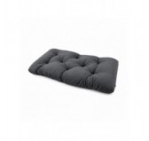 Cojín de asiento acolchado para palets | Tejido de pana | 120x60 cm | Color gris oscuro