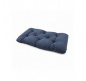 Cojín de asiento acolchado para palets | Tejido de pana | 120x60 cm | Color azul oscuro