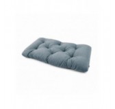 Cojín de asiento acolchado para palets | Tejido de pana | 120x60 cm | Color azul