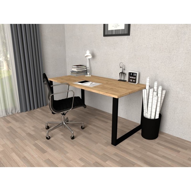 Tablero de mesa Hickory, tablero de mesa de madera maciza, escritorios  personalizados -  España